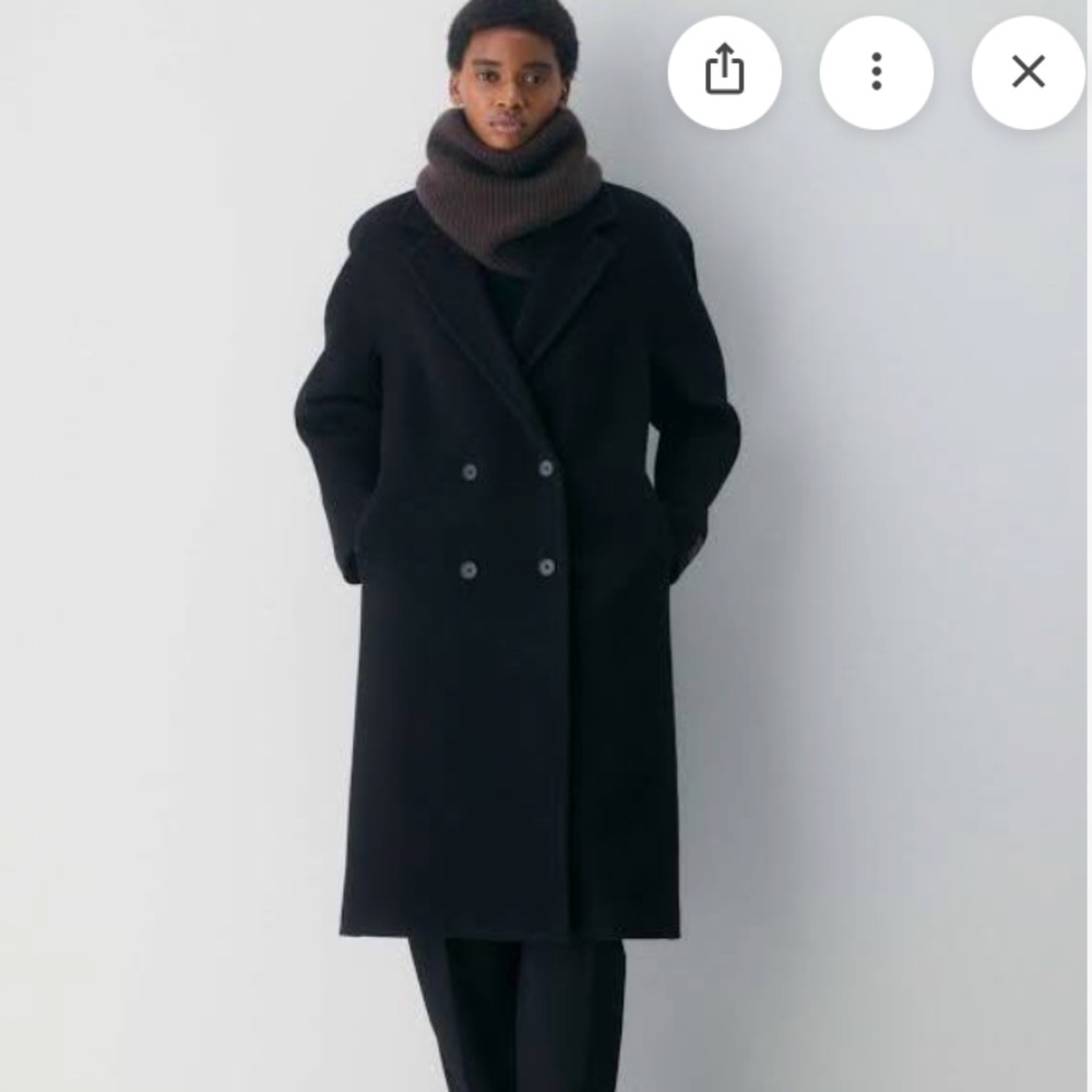 Aritzia Rich Brown Mocha Cashmere Neck Warmer